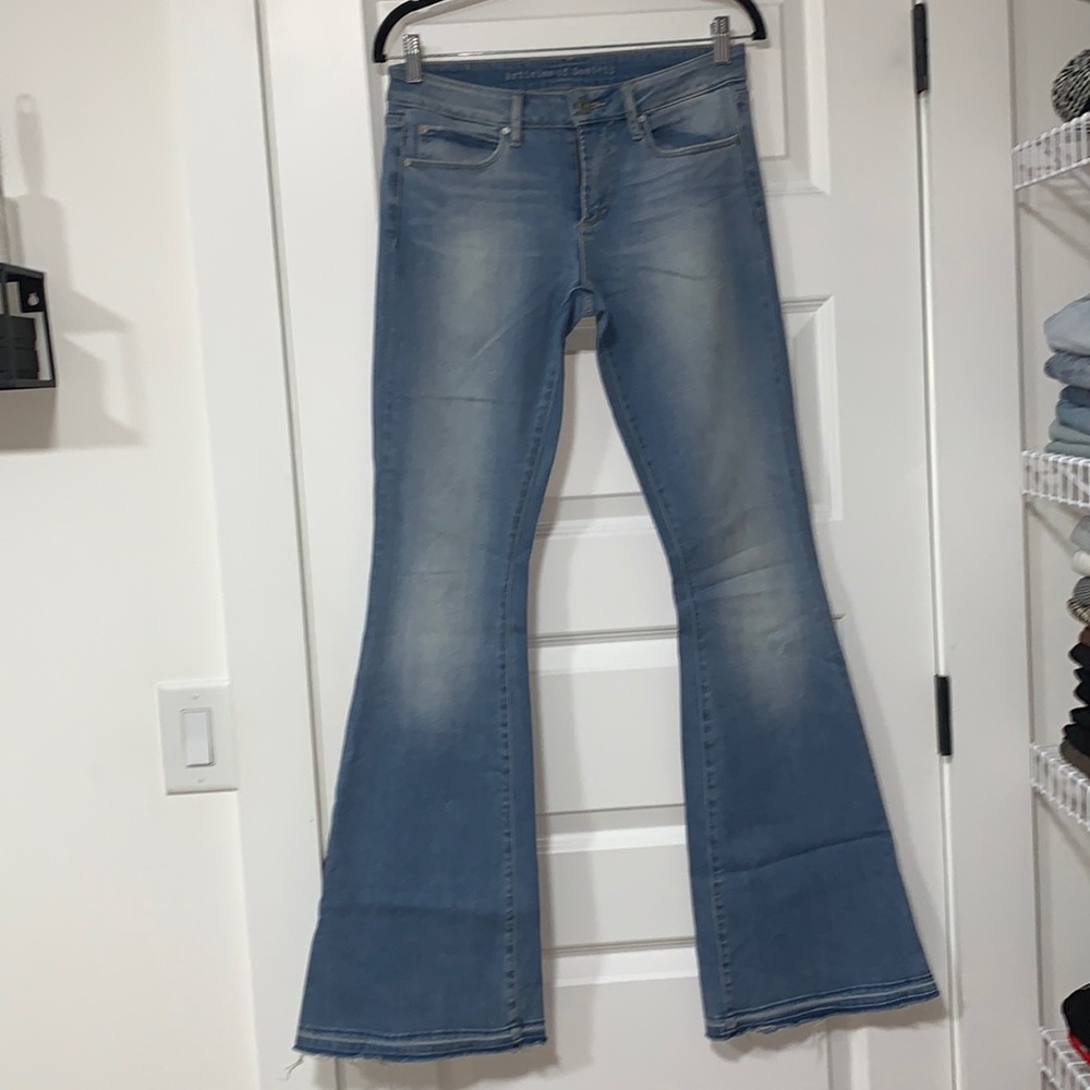 Articles of Society Light Wash Flared Jeans